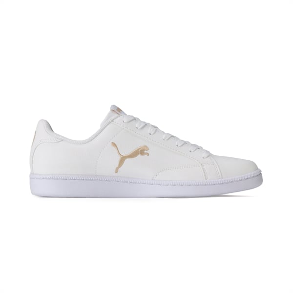 ユニセックス プーマ スマッシュ キャット L スニーカー, Puma White-Puma White-Peyote, extralarge-JPN