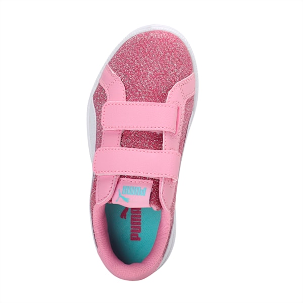 Puma Smash Glitz Glamm V PS, Beetroot Purple-Puma White, extralarge-IND