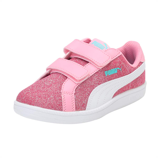 Puma Smash Glitz Glamm V PS, Beetroot Purple-Puma White, extralarge-IND