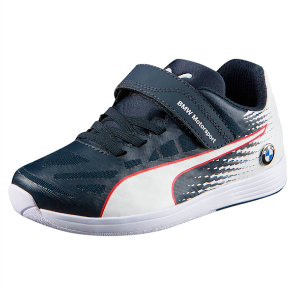 BMW Motorsport evoSPEED V Pre school Shoes, Team Blue-Puma White, extralarge-IND