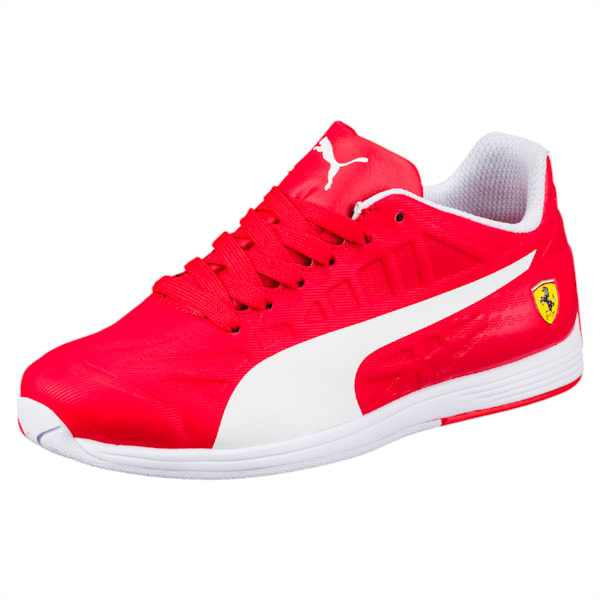 evoSPEED SL Scuderia Ferrari Jr Shoes, Rosso Corsa-Puma White, extralarge-IND
