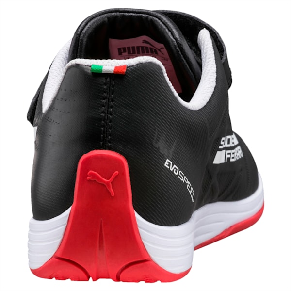 evoSPEED SL Scuderia Ferrari V Pre School Shoes, Puma Black-Puma White, extralarge-IND