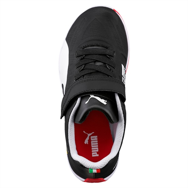 evoSPEED SL Scuderia Ferrari V Pre School Shoes, Puma Black-Puma White, extralarge-IND