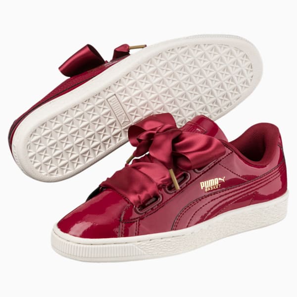 Puma basket heart mujer marron discount