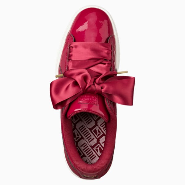 Puma basket heart rosa hotsell
