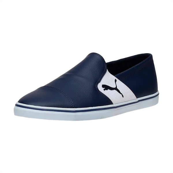 Elsu v2 Slip-on Men's Sneakers, Peacoat-Puma White, extralarge-IND