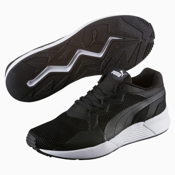 Pacer Plus Tech Unisex Sneakers, Puma Black-Puma Black, extralarge-IND