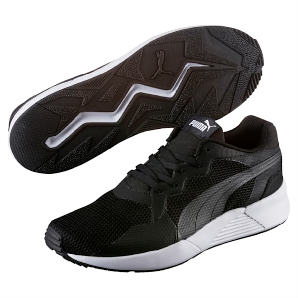 Pacer Plus Tech Unisex Sneakers, Puma Black-Puma Black, extralarge-IND