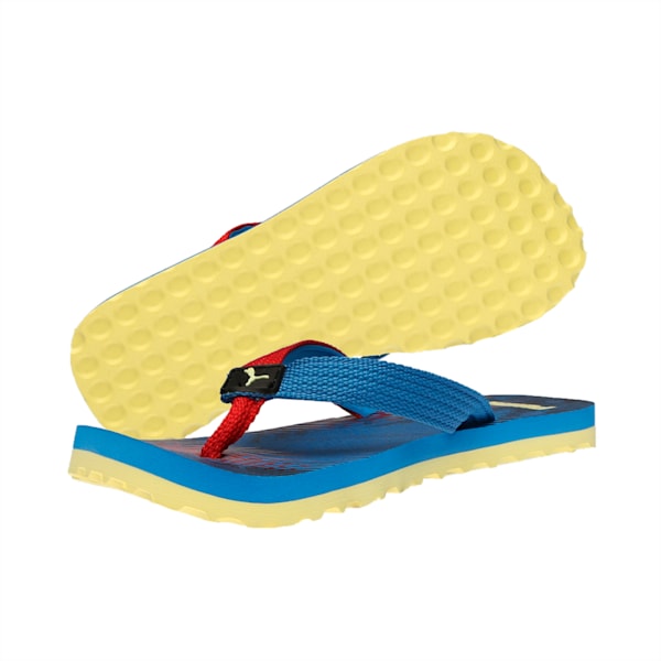 Terry Jr. II IDP Sandals, Electric Blue Lemonade-Barbados Cherry-Limelight, extralarge-IND