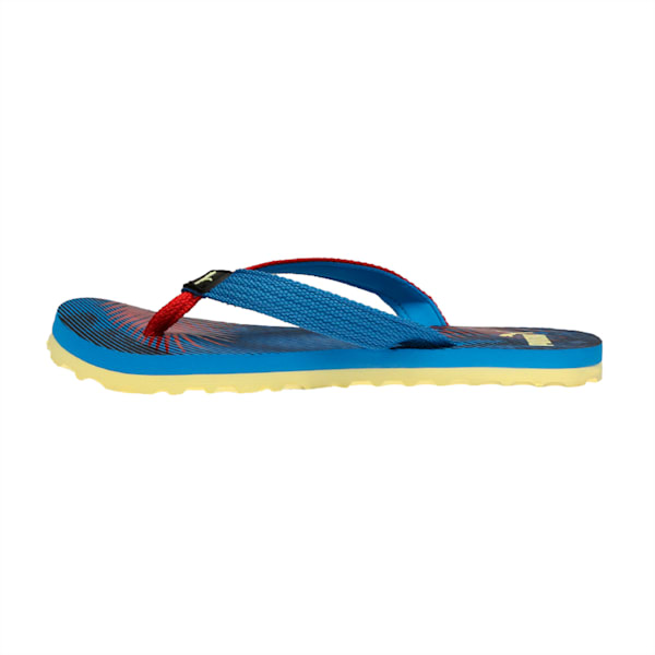 Terry Jr. II IDP Sandals, Electric Blue Lemonade-Barbados Cherry-Limelight, extralarge-IND