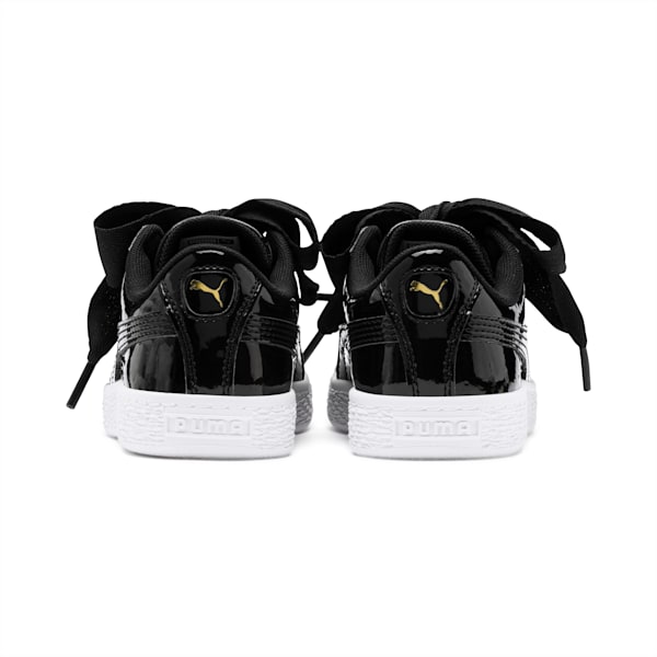 Basket Heart Patent Little Kids Shoes PUMA
