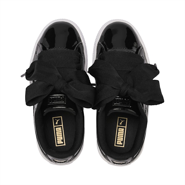 Black puma heart basket 2025