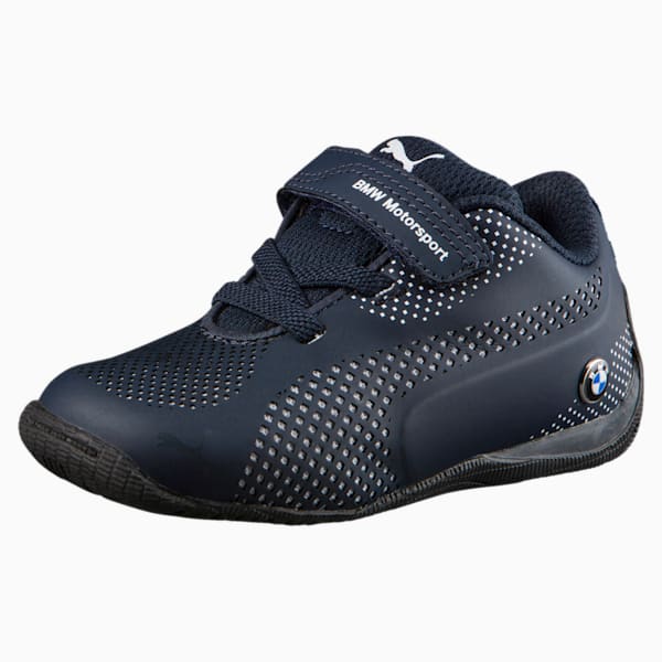 BMW MS Drift Cat 5 Ultra Toddler Shoes, Team Blue-Puma White, extralarge