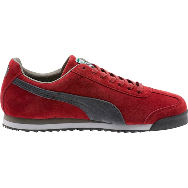 Roma Gents Sneakers, Red Dahlia-Dark Shadow-Puma White-Rock Ridge, extralarge