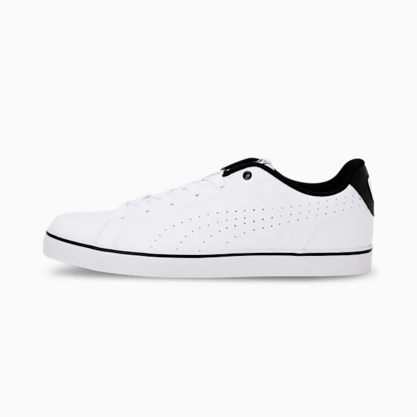Court Point Vulc Perf V2 Sneakers, Puma White-Puma Black, extralarge-IND