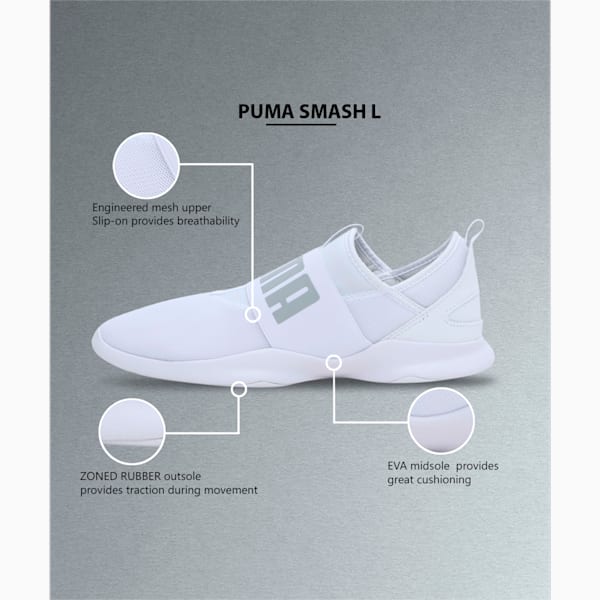 PUMA Dare Unisex Sneakers, Puma White-Gray Violet, extralarge-IND