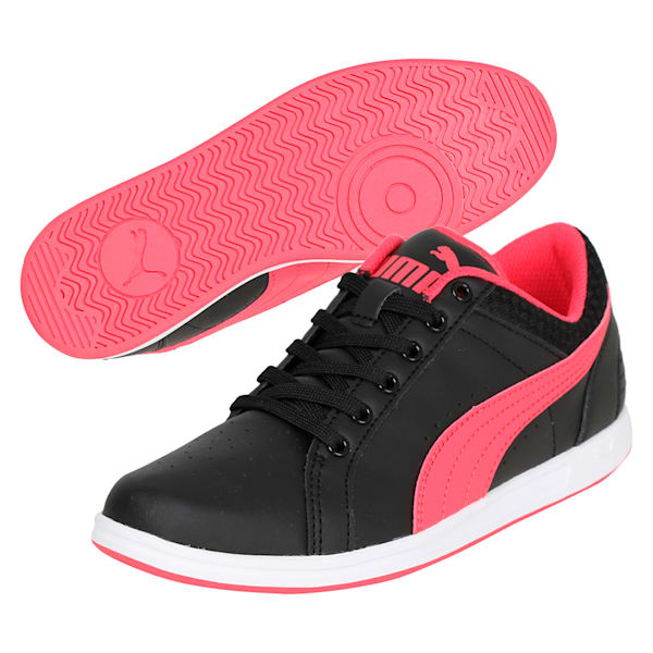 Ikaz Lo v2 Women's Sneakers, Puma Black-Paradise Pink, extralarge-IND