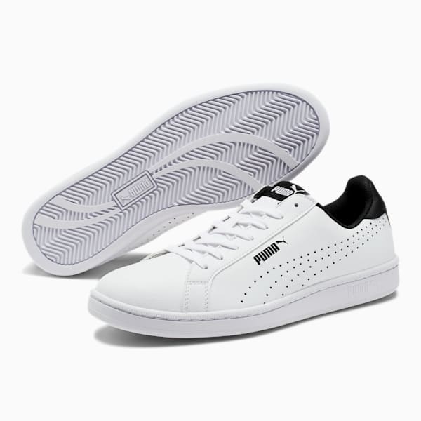 PUMA Smash Perf Men's Sneakers, Puma White-Puma Black, extralarge