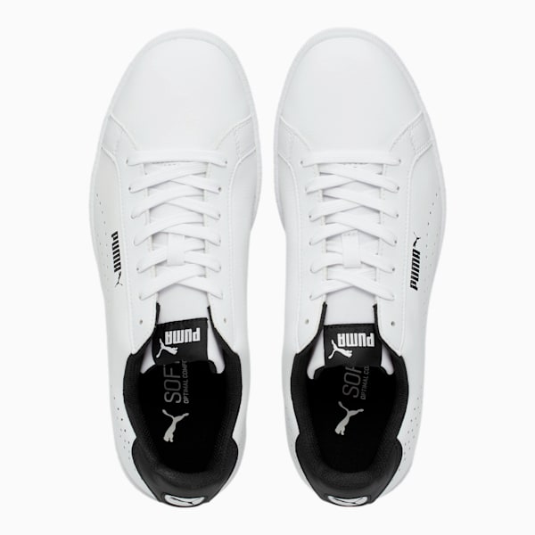 PUMA Smash Perf Men's Sneakers, Puma White-Puma Black, extralarge