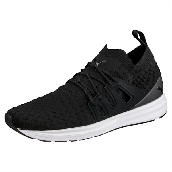 B.O.G Limitless Lo Bubble Knit Shoes, Puma Black-Puma Black-Puma White, extralarge-IND