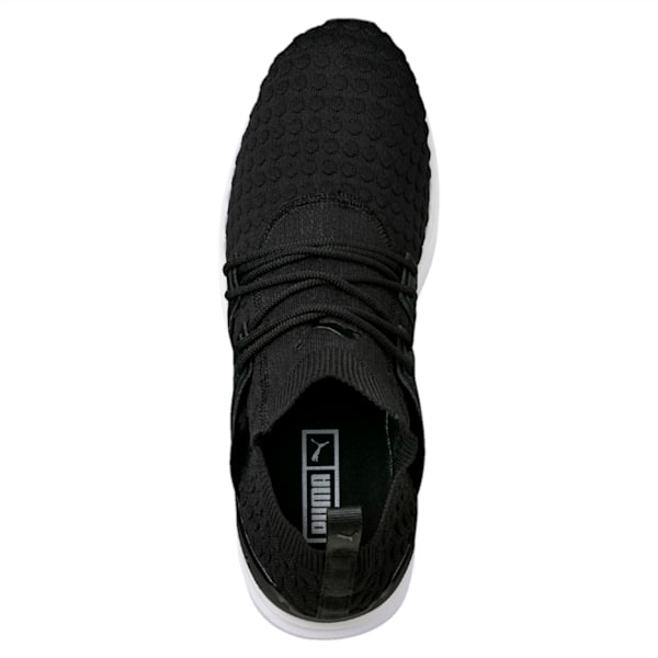 B.O.G Limitless Lo Bubble Knit Shoes, Puma Black-Puma Black-Puma White, extralarge-IND