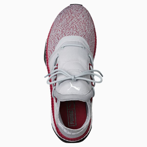 TSUGI Shinsei Nocturnal Sneaker, Quarry-Tibetan Red-Puma Black, extralarge