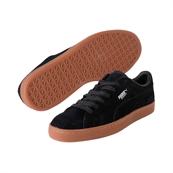 Basket Classic Weatherproof Shoes, Puma Black-Puma Silver, extralarge-IND