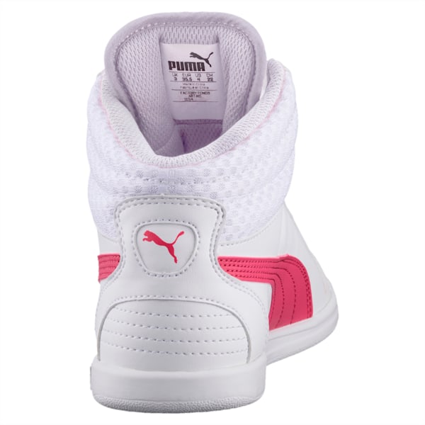 Puma Ikaz Mid v2 Jr, Puma White-Rapture Rose, extralarge-IND