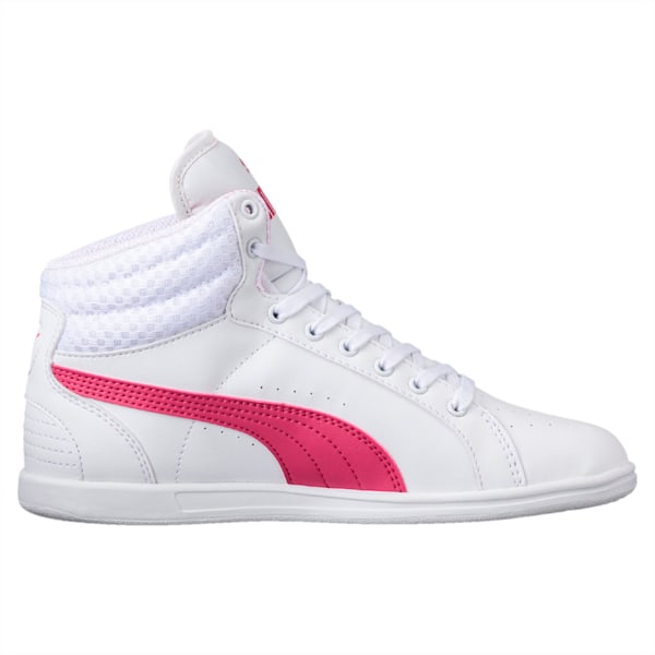 Puma Ikaz Mid v2 Jr, Puma White-Rapture Rose, extralarge-IND