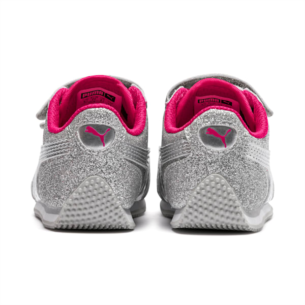 Whirlwind Glitz Toddler Shoes, Silver-Beetroot Purple-Gray, extralarge