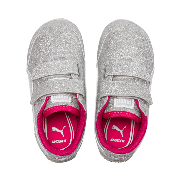 Whirlwind Glitz Toddler Shoes, Silver-Beetroot Purple-Gray, extralarge