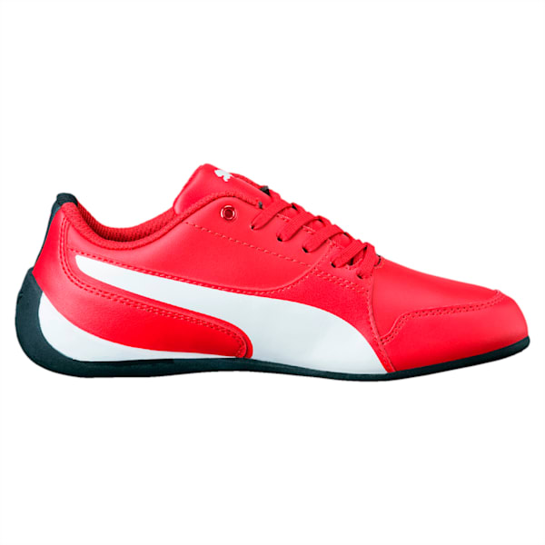 SF Drift Cat 7 Kid's Shoes, Rosso Corsa-Puma White, extralarge-IND