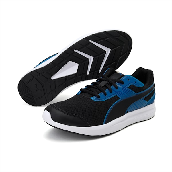 Escaper Pro Unisex Sneakers, P.Black-P.Black-Turkish Sea, extralarge-IND