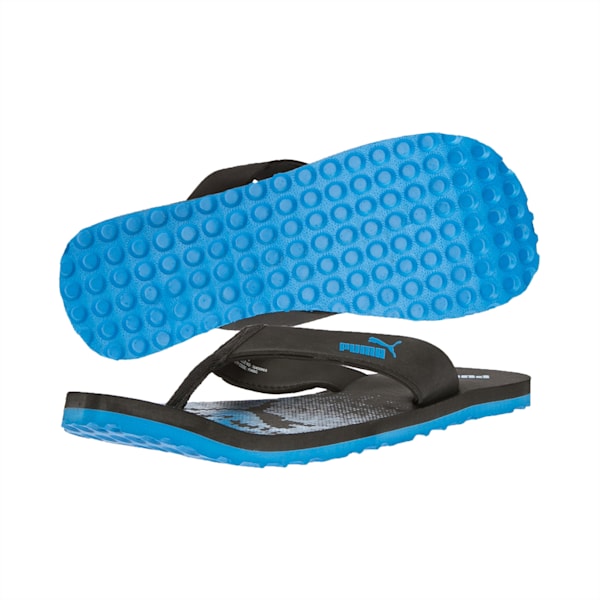 Max IDP Sandals, Puma Black-Electric Blue Lemonade, extralarge-IND