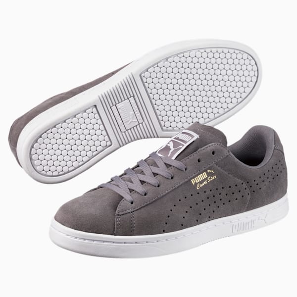 Court Star Suede Sneakers, QUIET SHADE, extralarge