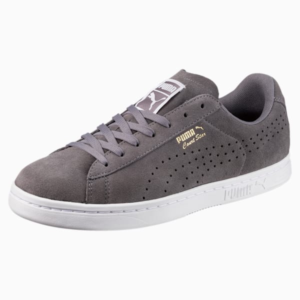 Court Star Suede Sneakers, QUIET SHADE, extralarge