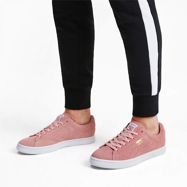 Court Star Suede Sneakers, Bridal Rose-Puma White, extralarge