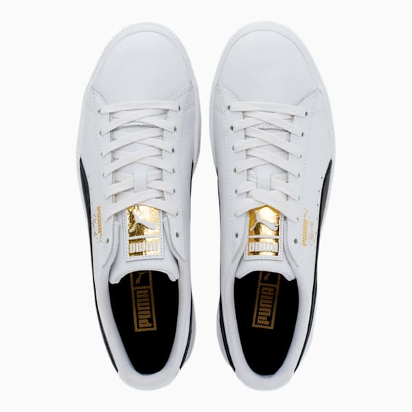 Puma white-black-team gold