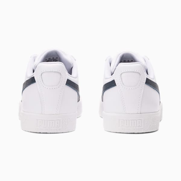 Tenis para hombre Clyde Core Foil, Puma White-Puma New Navy-Puma Team Gold, extralarge