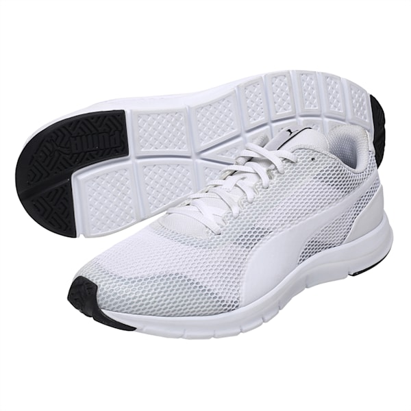 PUMA Flexracer Pro IDP, Puma White-Puma Black, extralarge-IND