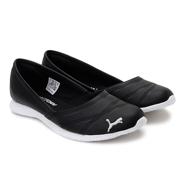 PUMA Vega Women's Ballet Shoes, Puma Black-Puma Black, extralarge-IND