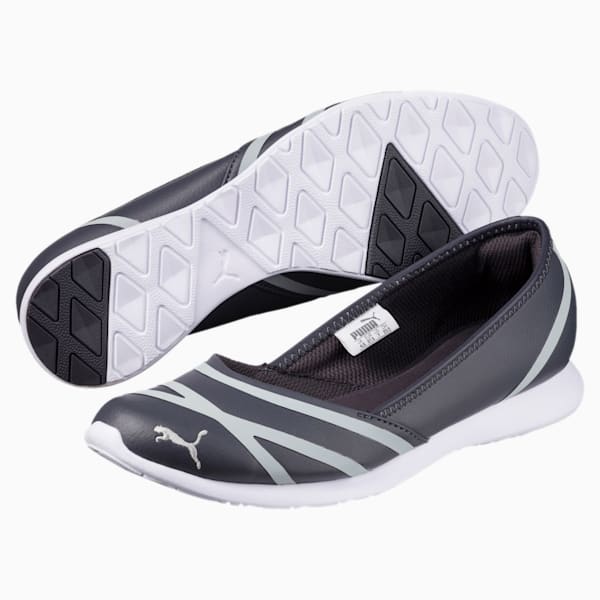 Vega Women's Ballet Shoes, Puma Black-Puma Black, extralarge-IND