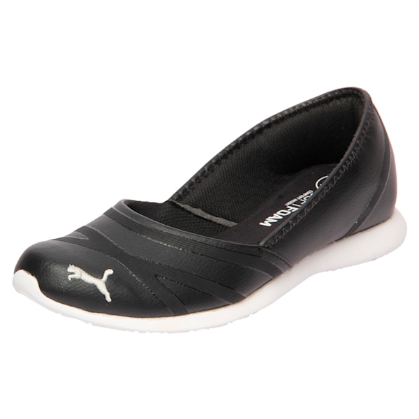 Vega Women's Ballet Shoes, Puma Black-Puma Black, extralarge-IND