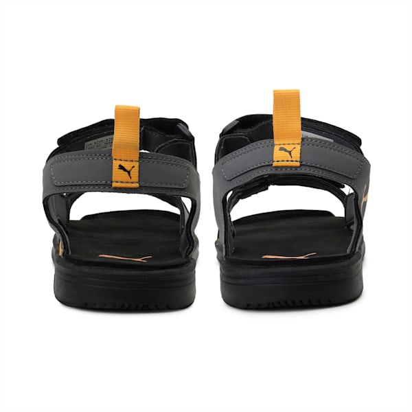 Prime Men's Sandals, Iron Gate-Sunflower-Puma Black, extralarge-IND