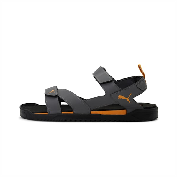 Prime Men's Sandals, Iron Gate-Sunflower-Puma Black, extralarge-IND