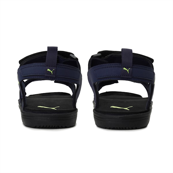 Prime Men's Sandals, Peacoat-Puma Black-Limepunch, extralarge-IND