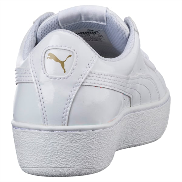 Puma Vikky Platform Patent, Puma White-Puma White, extralarge-IND