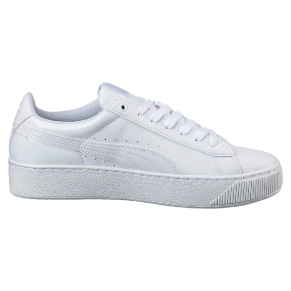 Puma Vikky Platform Patent, Puma White-Puma White, extralarge-IND