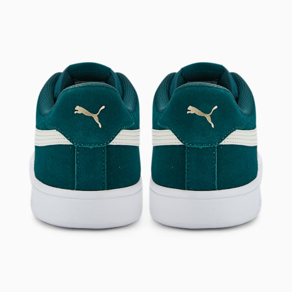 PUMA Smash v2 Sneakers, Varsity Green-Vaporous Gray-Puma Team Gold, extralarge