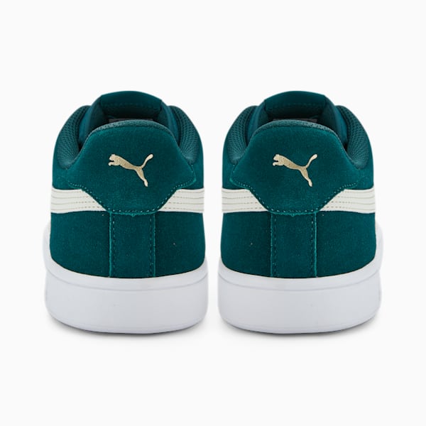 PUMA Smash v2 Sneakers, Varsity Green-Vaporous Gray-Puma Team Gold, extralarge